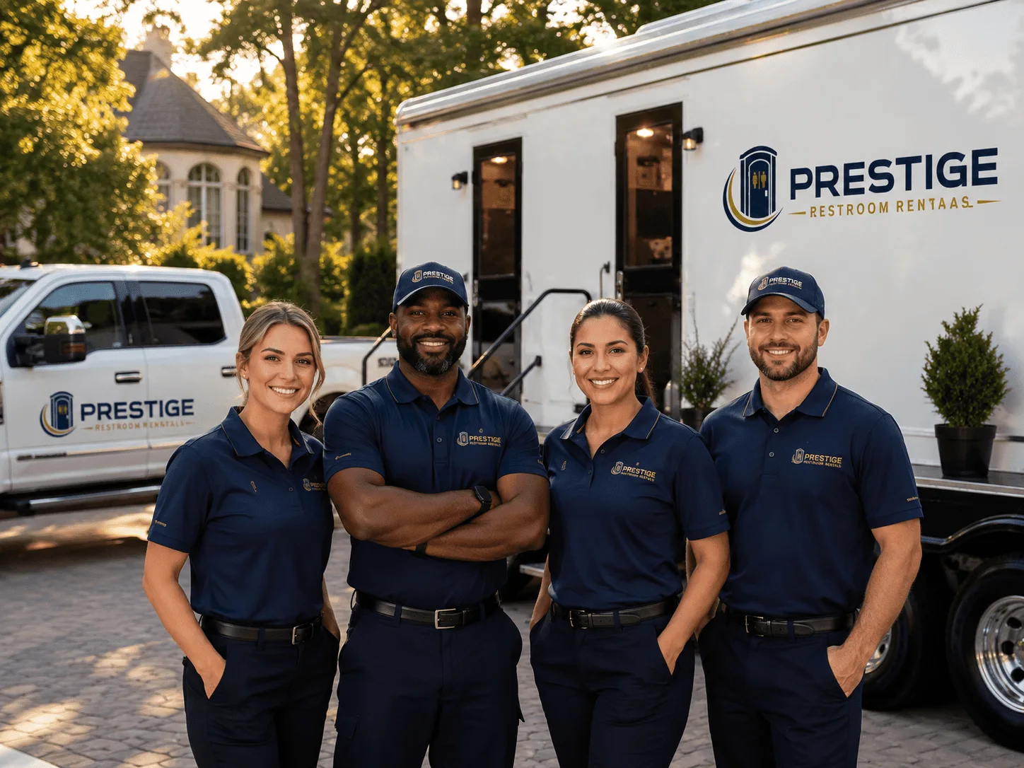 Trusted Luxury Portable Restrooms company in Leslie, GA